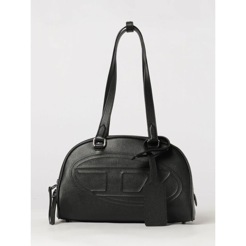Diesel Men Diesel 1Dr Dome Leather Shoulder Bag With Embossed Oval D Logo